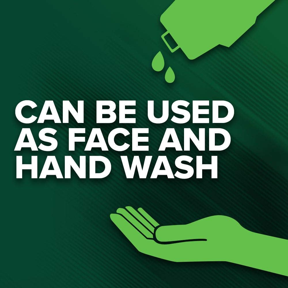 Ultimate Wake up Tea Tree Face & Body Wash for Men, Moisturizing Body Wash Washes Away Bacteria - 18 Fluid Ounce, 4 Pack