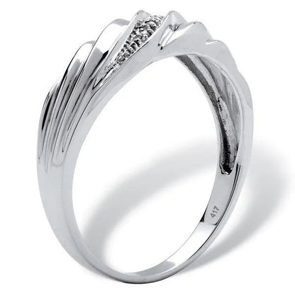 New Fashion Luxury Exquisite Twist Zirconia Ring Engagement Ring Lightning-Shaped Water Ripples on the Surface Zirconia Wedding Ring Size 5-12