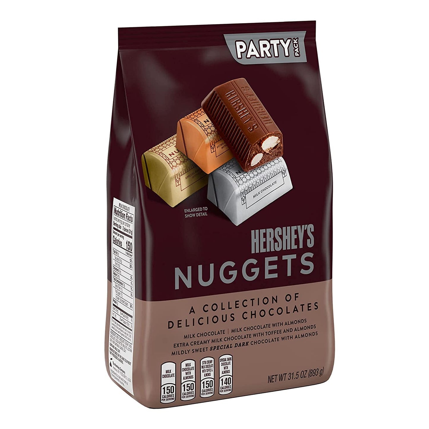 NUGGETS Assorted Chocolate Candy Party Pack, 31.5 Oz