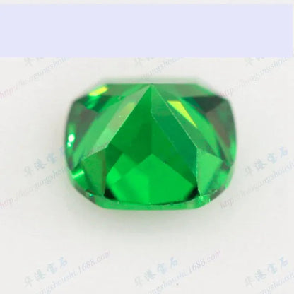 Emerald Natural AAAA 9.0Mm Colombia Emerald Corundum Spinel Square Shapes 5.70 Carats Jewelry Diy Green Gem AAAAA