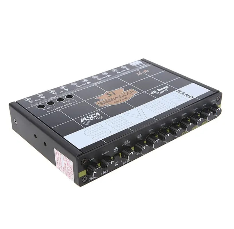 Car Audio 7 Band Equalizer Modified Car EQ Equalizer Class Fever Audio Car Tuner ENC - WORLD TIME VISITS