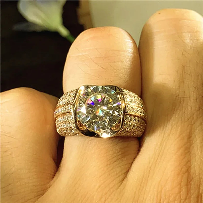 Fashion Women Wedding Ring Beautiful Bride Engagement Party Gifts