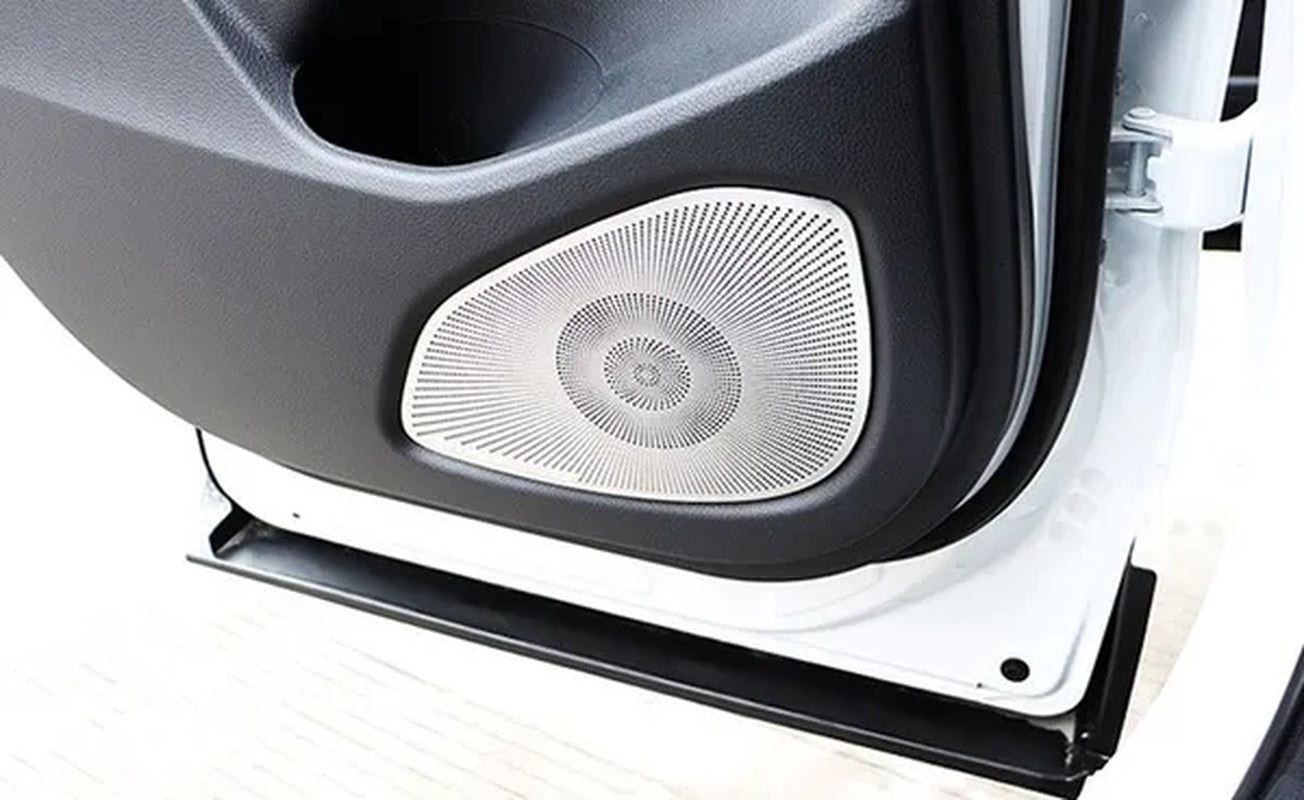 High Grade Car Audio Speaker Decor for Mitsubishi Eclipse Cross 2017 2018 2019 Car Side Door Loudspeaker Trims Cover Car Styling Accssories