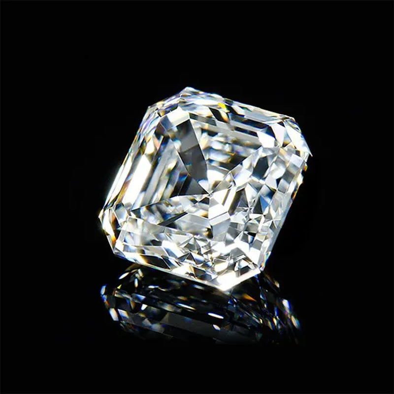 Unheated 8.30 Cts Natural Gemstone White Sapphire 10x10mm Square Cut Gem Sri-Lanka VVS