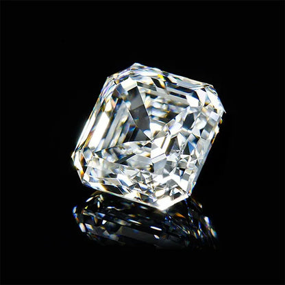Unheated 8.30 Cts Natural Gemstone White Sapphire 10x10mm Square Cut Gem Sri-Lanka VVS