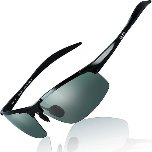 Mens Sports Polarized Sunglasses UV Protection Sunglasses for Men 8177S