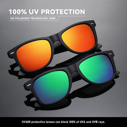 Polarized Sunglasses Womens Men - Sun Glasses Fashion Trendy Driving Fishing UV Blocking UV400 Protection