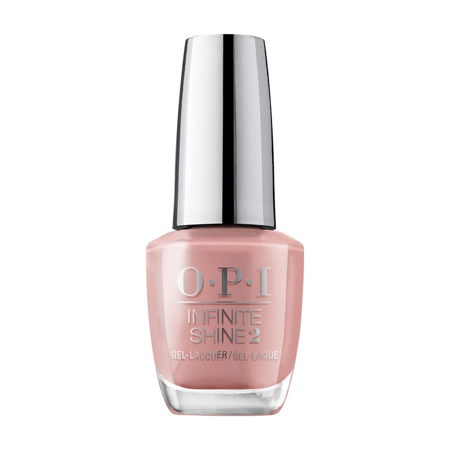 OPI Infinite Shine 2 Long-Wear Lacquer, Barefoot in Barcelona, Nude Long-Lasting Nail Polish, 0.5 Fl Oz