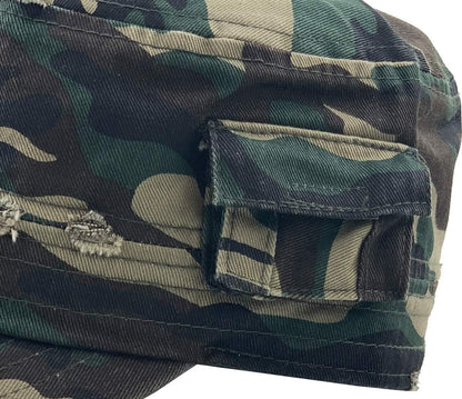 Cadet Army Cap Basic Everyday Military Style Hat (Now with STASH Pocket Version Available)