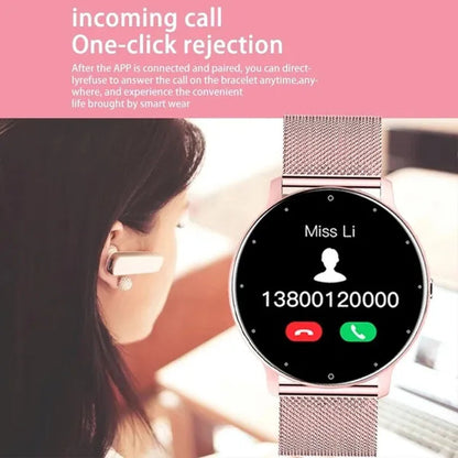 LIGE Smart Watch Women Full Touch Screen Sport Fitness Watch IP67 Waterproof Bluetooth For Android ios smartwatch Men