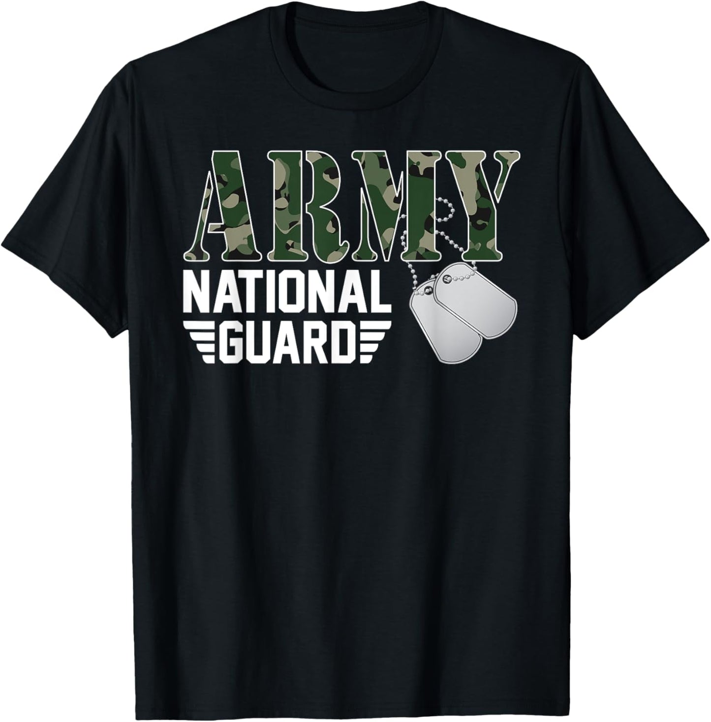 Proud Army National Guard Military Family Veteran Army T-Shirt