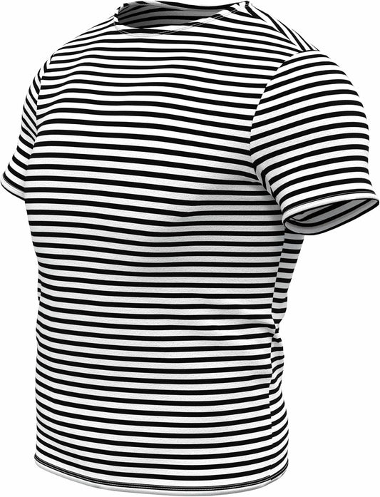Genuine Striped Short Sleeved T-Shirt Top Cotton Sailor Shirt Original Telnyashka Тельняшка