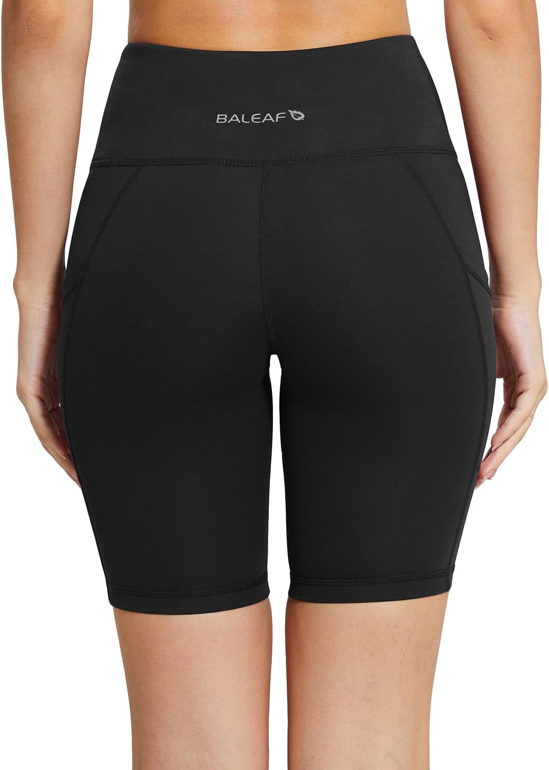 Women'S 8"/ 5"/ 3" Biker Shorts High Waist Yoga Workout Gym Running Volleyball Spandex Shorts with Pockets