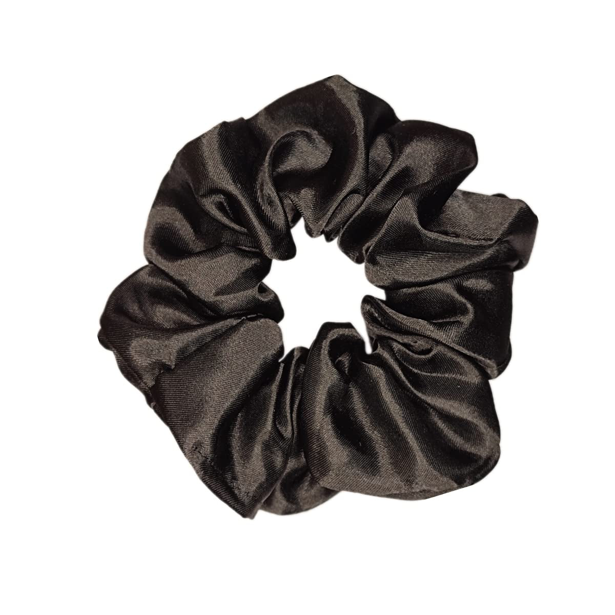 6 Pcs Satin Silk Scrunchies - Hair Ties, Fashion Hair Bands, Bows, Ropes, Elastic Bracelets, Ponytail Holders, Hair Accessories for Women and Girls (4.5 Inch, Classic Color)