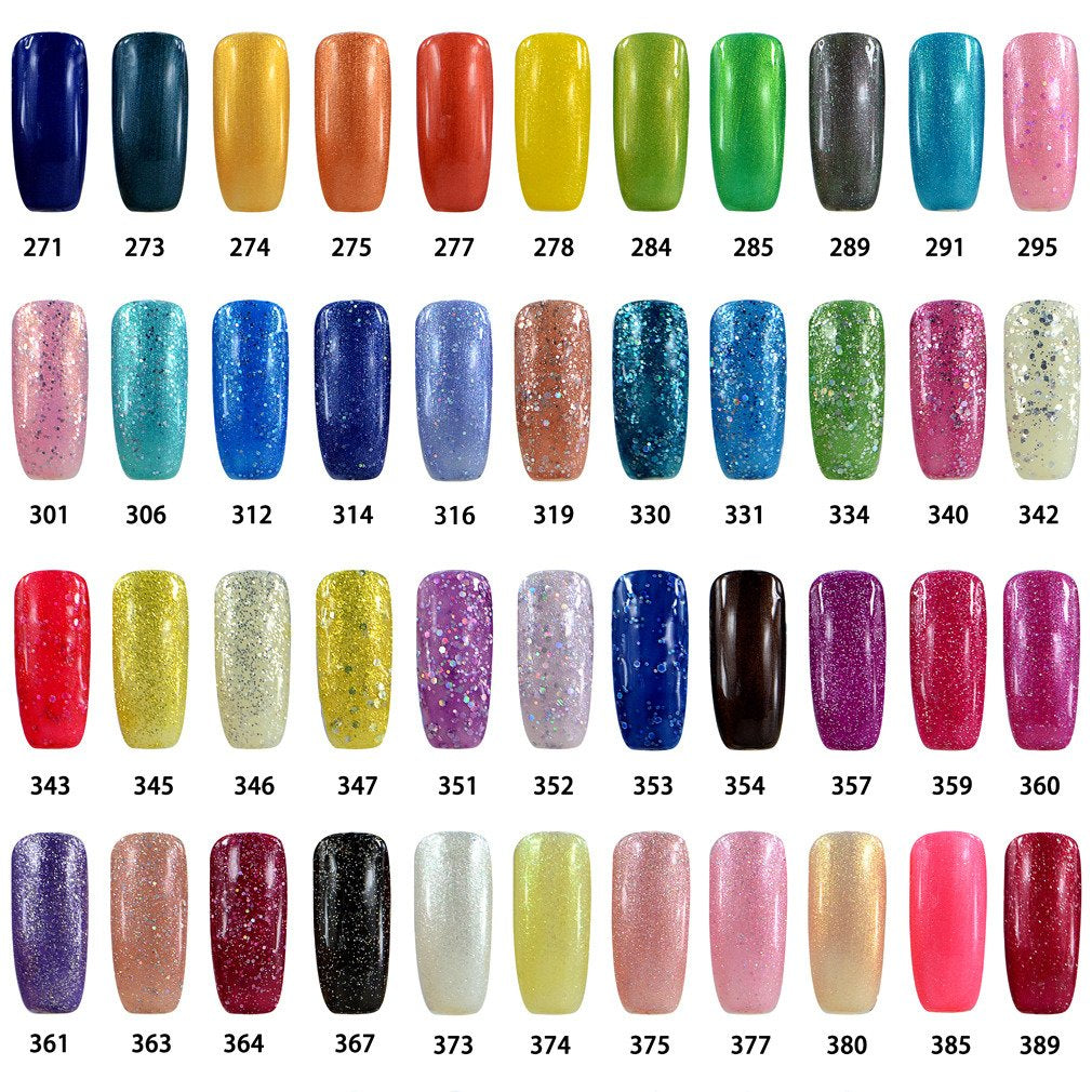 Soak-Off UV LED Gel Polish Nail Art Manicure Lacquer Deep Pink Color 034