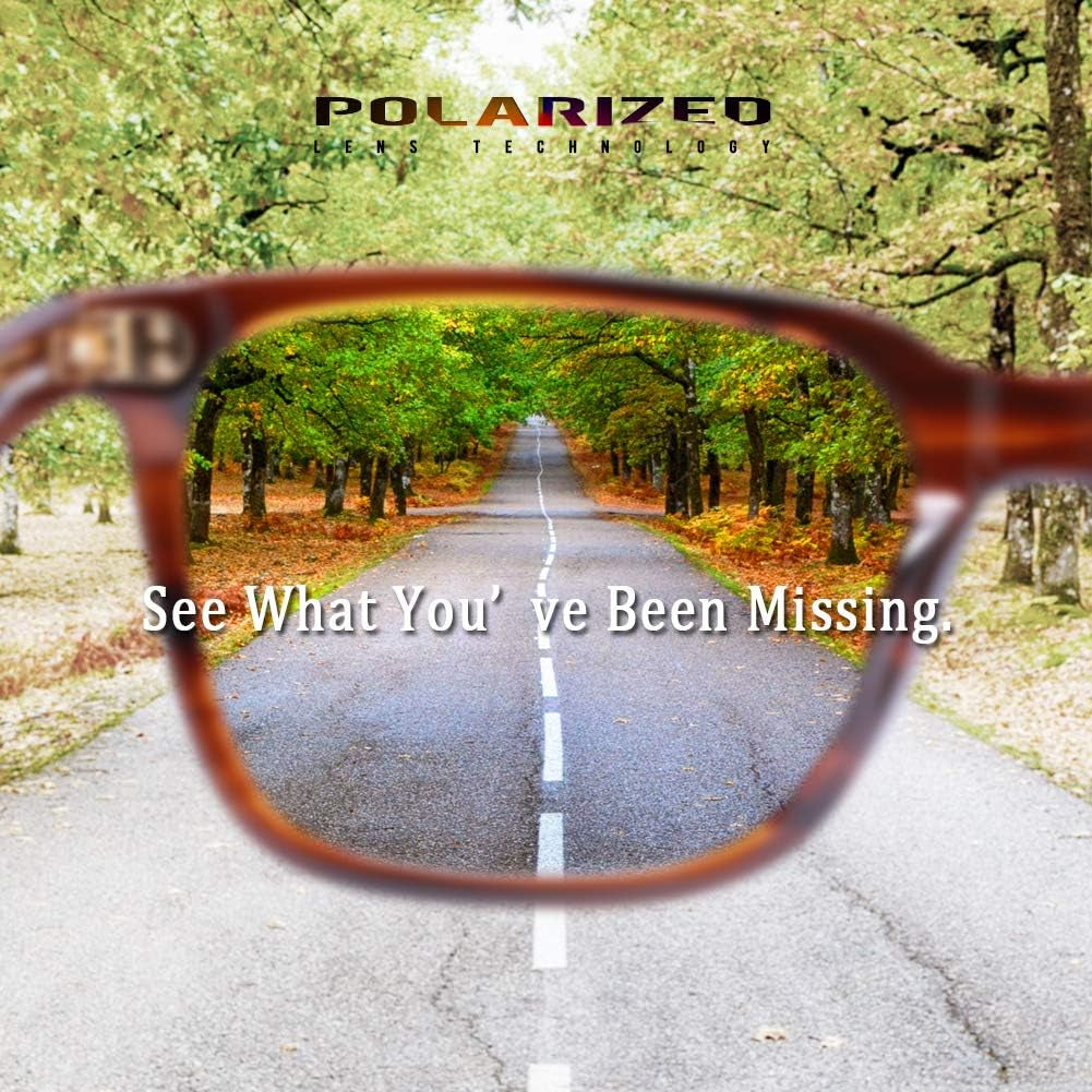 Polarized Men'S Sunglasses UV400 Protection for Driving Fishing Hiking Golf Outdoor Sport Glasses
