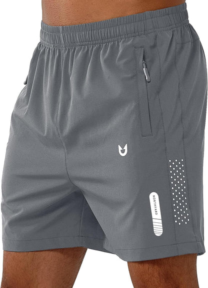 Men'S Athletic Running Shorts Quick Dry Workout Shorts 7"/ 5"/ 9" Lightweight Sports Gym Basketball Shorts Hiking - WORLD TIME VISITS