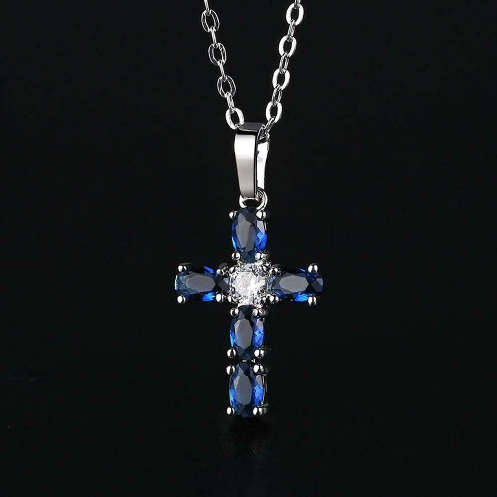 Cross Pendant Necklace Gold Plated Opal Pendant/Mystic Topaz Gemstone Pendant Criss Jewelry