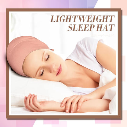 4 Pieces Women under Scarf Hat Hijab Cap Islamic Muslim under Scarf Turban Beanie Cap