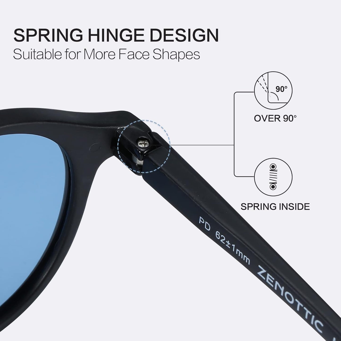 Polarized round Sunglasses, Stylish Sunglasses for Men and Women Retro Classic, Multi-Style Selection