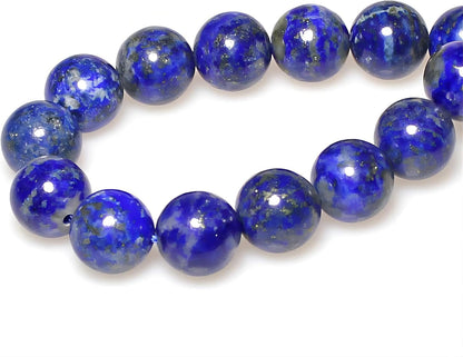 Natural Lapis Lazuli Gemstone Loose Beads round 8Mm Energy Stone Healing Power for Jewelry Making