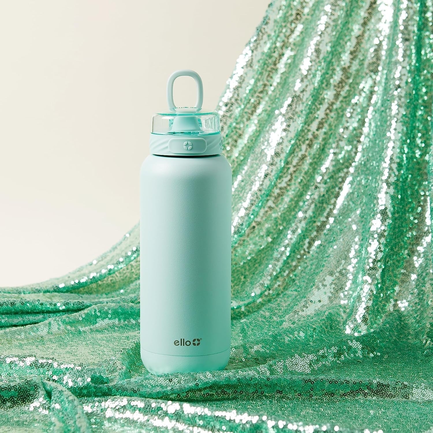 Cooper 32Oz Stainless Steel Water Bottle with Straw and Carry Handle, Double Walled and Vacuum Insulated Metal, Leak Proof Locking Lid with Soft Silicone Spout, Reusable, BPA Free, Yucca - WORLD TIME VISITS