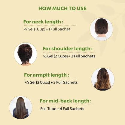 Natural Organic Damage Free Gel Hair Color | Ammonia Free, Vegan & Cruelty Free | up to 100% Gray Coverage, Long Lasting Results |Dark Brown 3.0 (20Gram+200Ml)