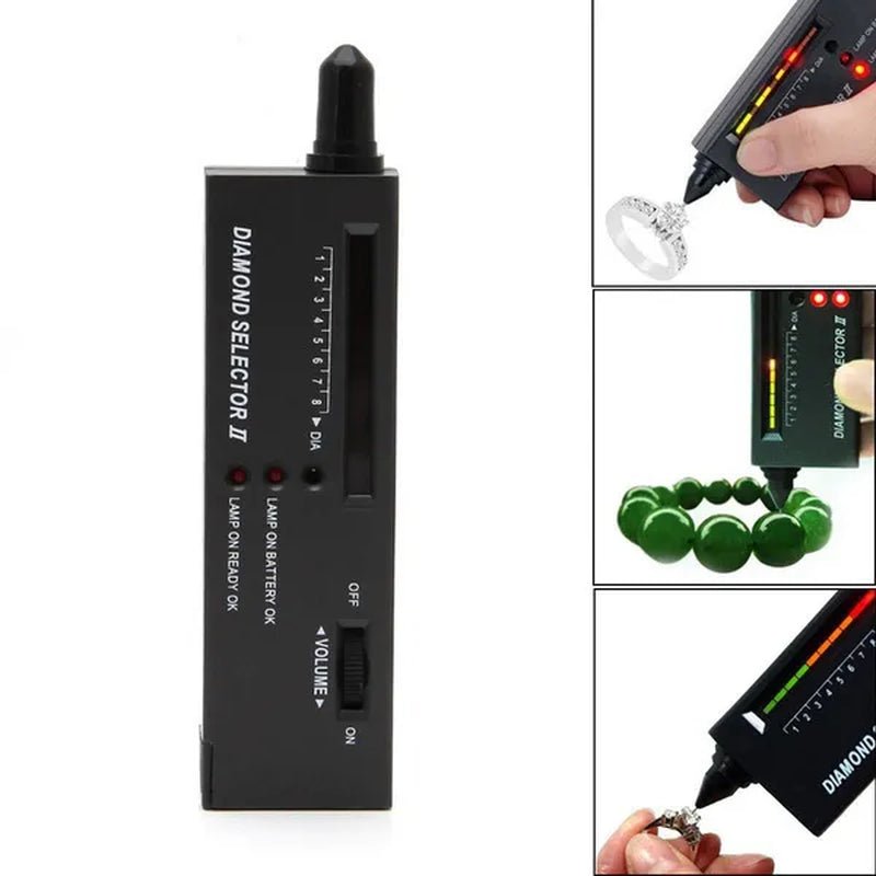 1PC LED Diamond Indicator Test Pen Diamond Tester Gemstone Gem Selector Jewelry Watcher Tool (without Battery)