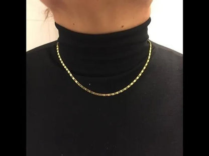1pc/3pcs Men's Women's 16-30 Inch European Fashion Luxury Solid Chain Necklace Bridal Wedding Engagement High Jewelry Gifts