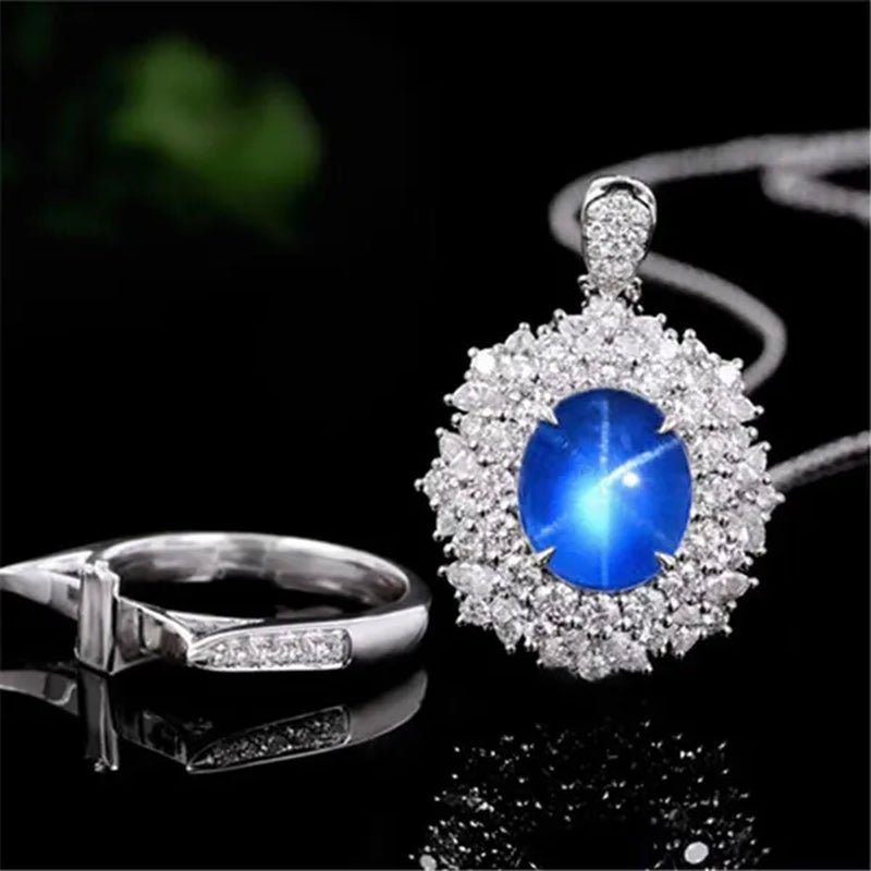 1PCS 4mm 6mm 7mm 10mm 12mm Natural Ruby Star Sappire 6 Buds Circular Cabochon Ring Size Loose Gemstone Star Gem for Diy Ring Pendant Earings Necklace