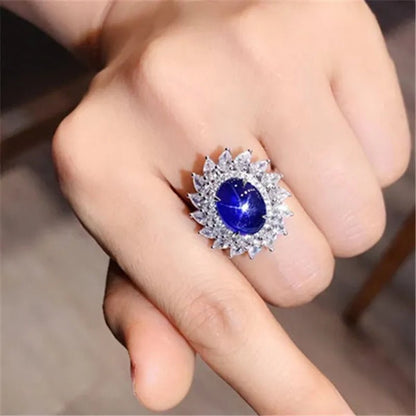 1PCS 4mm 6mm 7mm 10mm 12mm Natural Ruby Star Sappire 6 Buds Circular Cabochon Ring Size Loose Gemstone Star Gem for Diy Ring Pendant Earings Necklace