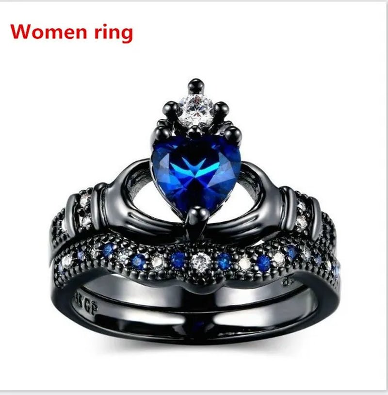 1Pcs Luxury Couple Rings Natural Gemstones Rings Promise Rings 925 Sterling Silver Rings for Women Stainless Steel Rings for Men Romantic Mens Ring Wedding Engagement Ring Fine Jewelry Accessories - WORLD TIME VISITS