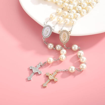 20 Piece Set Rhinestone Cross Connectors and Pendants for Jewelry Making (Gold)