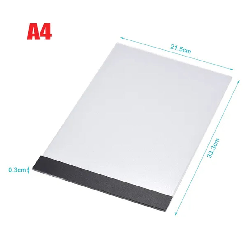 LED A3/A4/A5 Graphic Tablet Light Pad Digital Tablet Copyboard with 3-Level Adjustable Brightness for Tracing Drawing Copying Viewing DIY Art Craft Diamond Painting Supplies - WORLD TIME VISITS