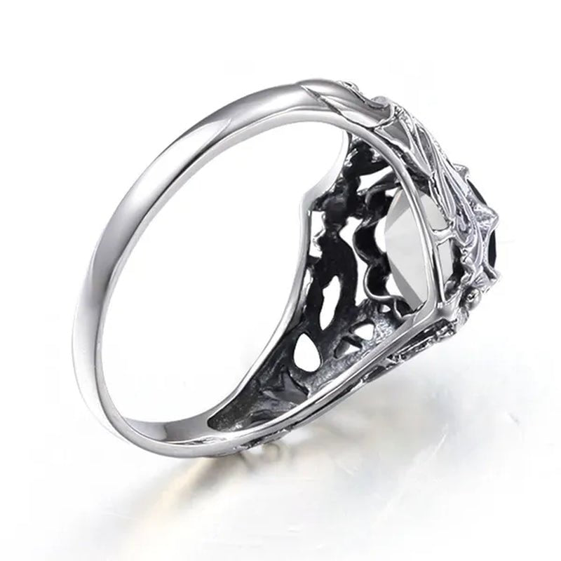2017 Romantic Antique Female Ring 2ct AAAAA White Created Zircon 925 Sterling Silver Engagement Wedding Band Ring For Women