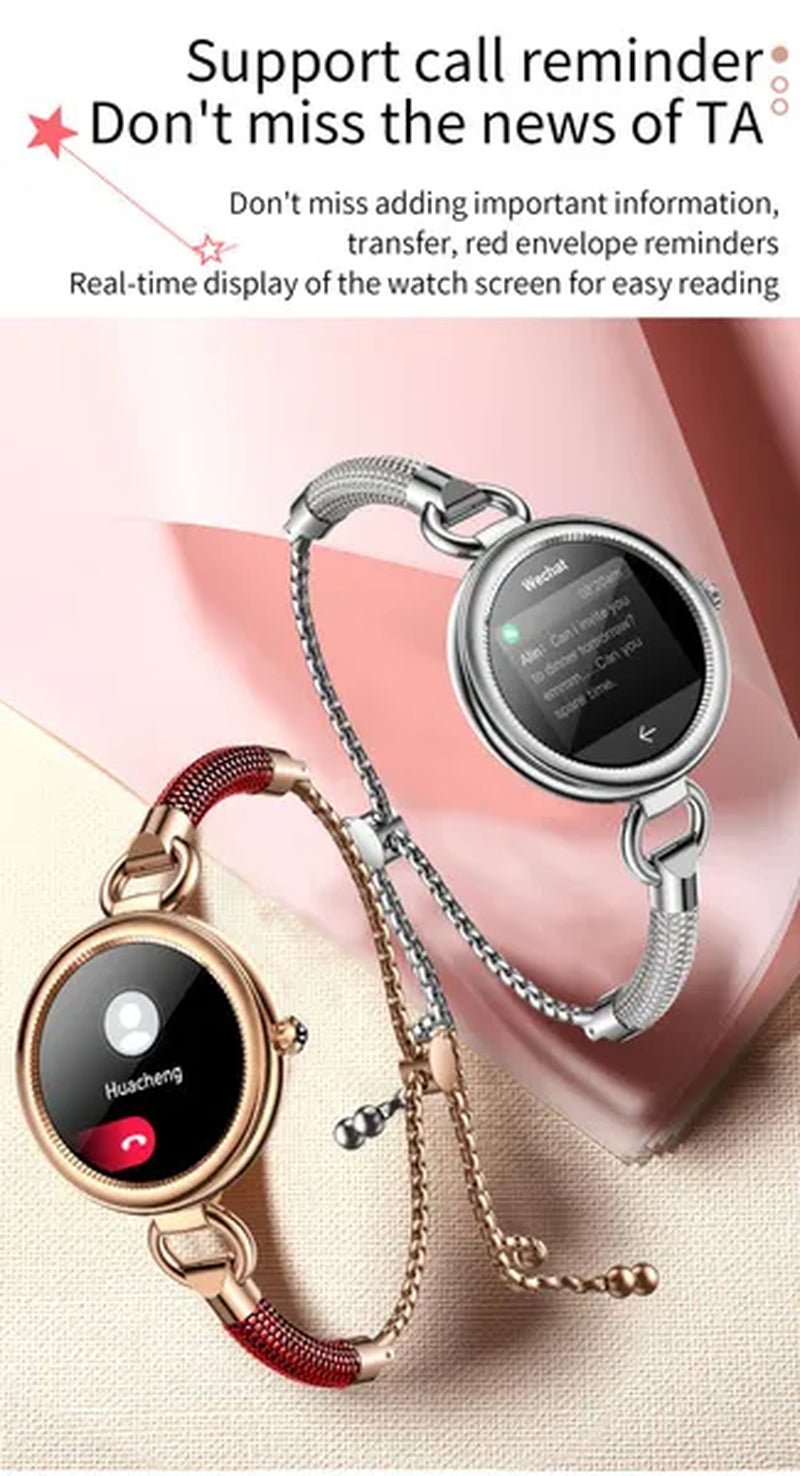 2022 EIGIIS Fashion Smart Watch Full Touch Luxury Smartwatch Women Health Monitor Multi - sports Modes Fitness Bracelet For Ladies - WORLD TIME VISITS