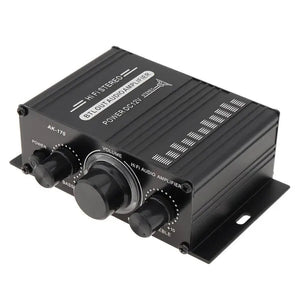 AK170 2 Channel Power Amplifier Audio Karaoke Home Theater Amplifier Mini Hifi Amplifier with USB SD Interface