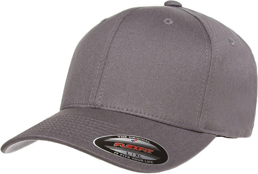 Mens Visor Baseball-Caps, Gray, 6 3/4-7 US