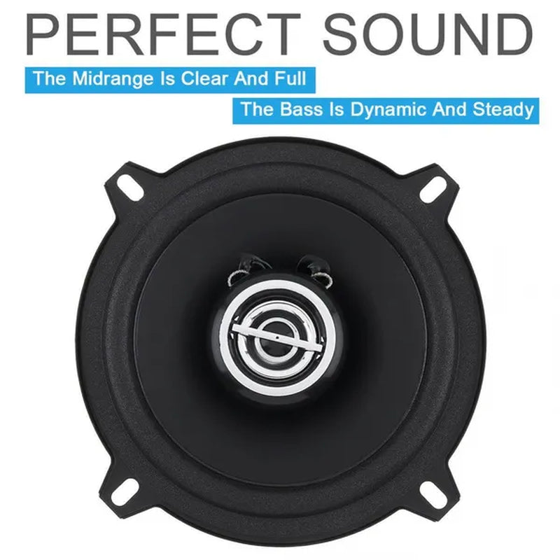 2Pcs 5 Inch 400W Universal Car Coaxial Speakers Audio Stereo Full Range Frequency Hifi Speakers for Cars