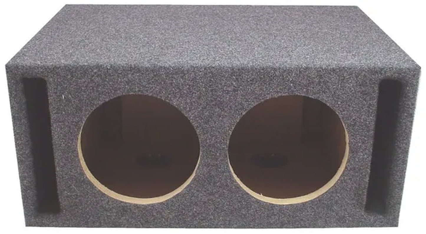Car Audio Dual 15" SPL Bass Subwoofer Labyrinth Vent Sub Box Stereo Enclosure