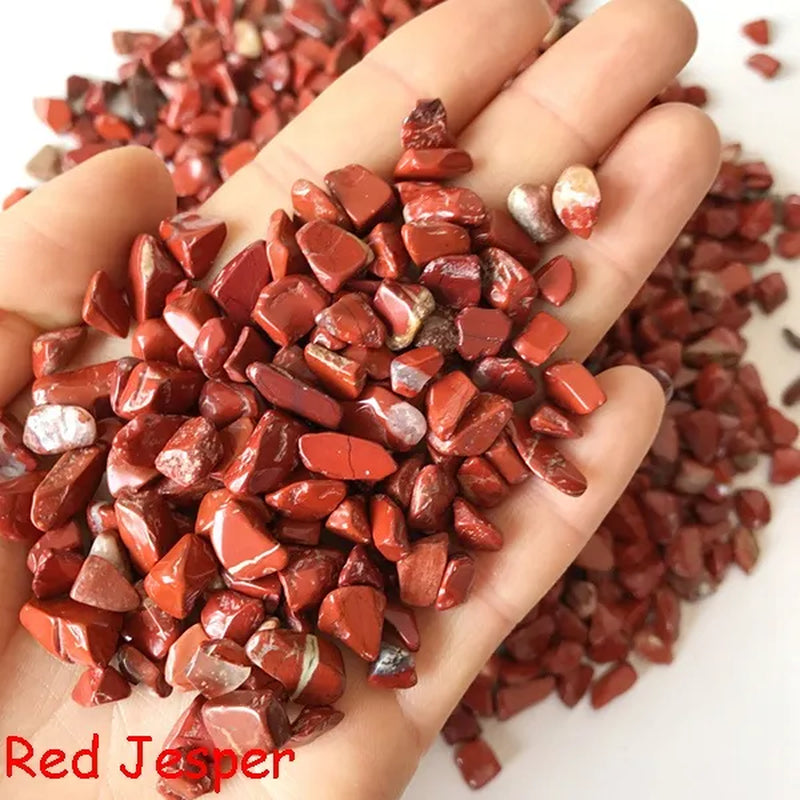 Natural Crystal Mixed Beads Irregular Shaped Tumbled Chips Crushed Stone Yoga Healing Crystal Turquoise Lapis Lazuli Amazonite Stones for Jewelry Making DIY Bracelet Necklace Home Decoration