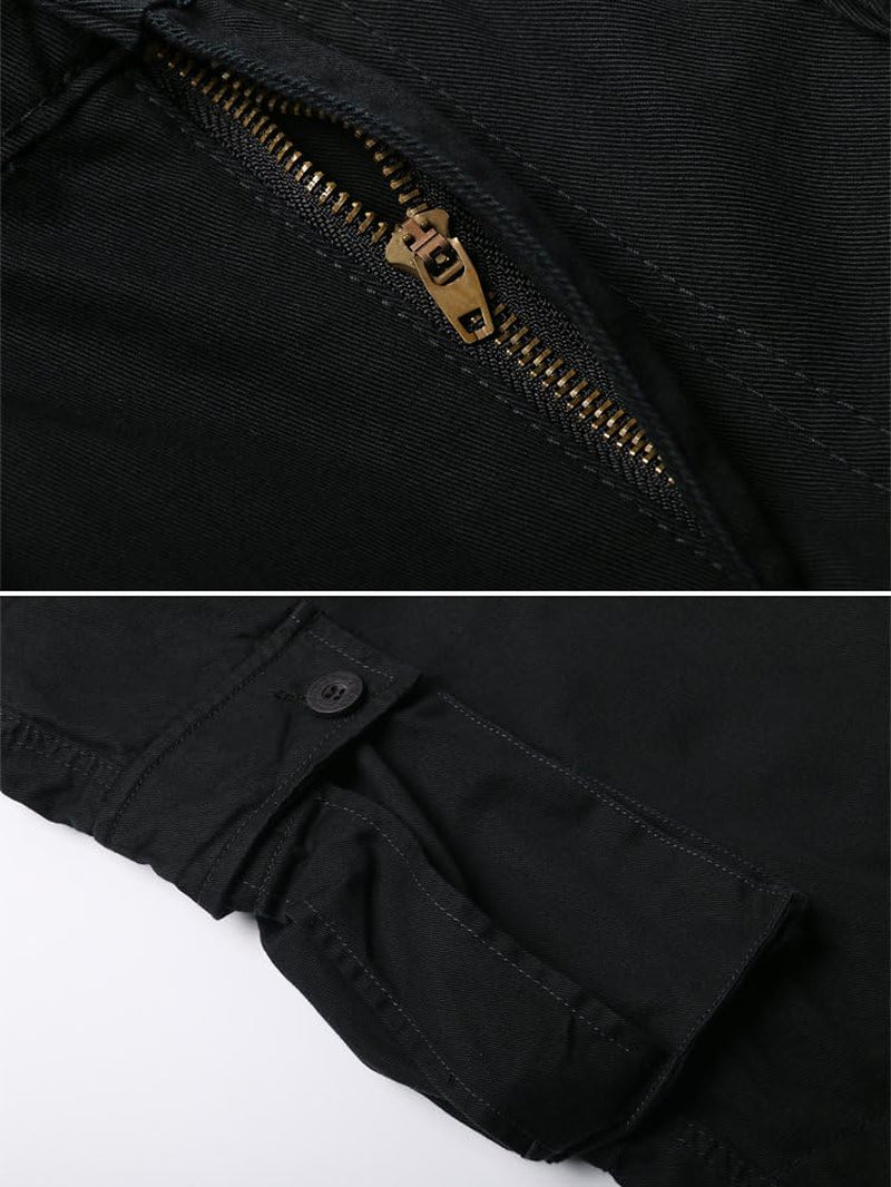 Men'S Cotton Casual Cargo Work Pants Baggy Camo Tactical Combat Trousers with 8 Pockets (No Belt)