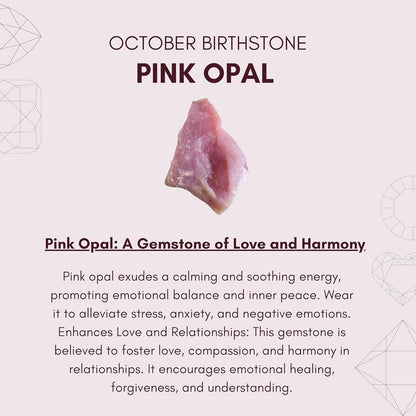 Genuine Pink Opal Necklace for Women - Authentic 925 Sterling Silver Necklace 18K Gold Jewelry, Dainty Heart Choker Pendant Necklace for Teen Girls, October Birthstone Gift for Mothers Day