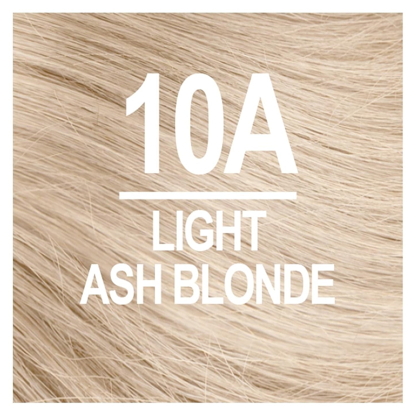 10A Light Ash Blonde Permanent Hair Color (Pack of 1), Ammonia Free, Vegan, Cruelty Free, up to 100% Gray Coverage, Long Lasting Results (Packaging May Vary)