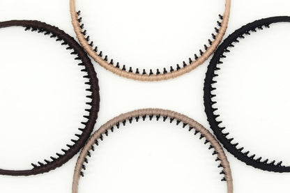 4Pcs Hairbands for Women, Non-Slip Zig Zag Headbands, Adjustable Teeth Comb Hair Hoop, Daily Use, Yoga, Spa, Parties, Resin Cotton Blend