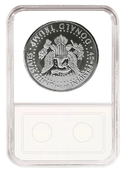 SILVER PLATED Trump 2024 TAKE AMERICA BACK! W/Display Case Masters Coins