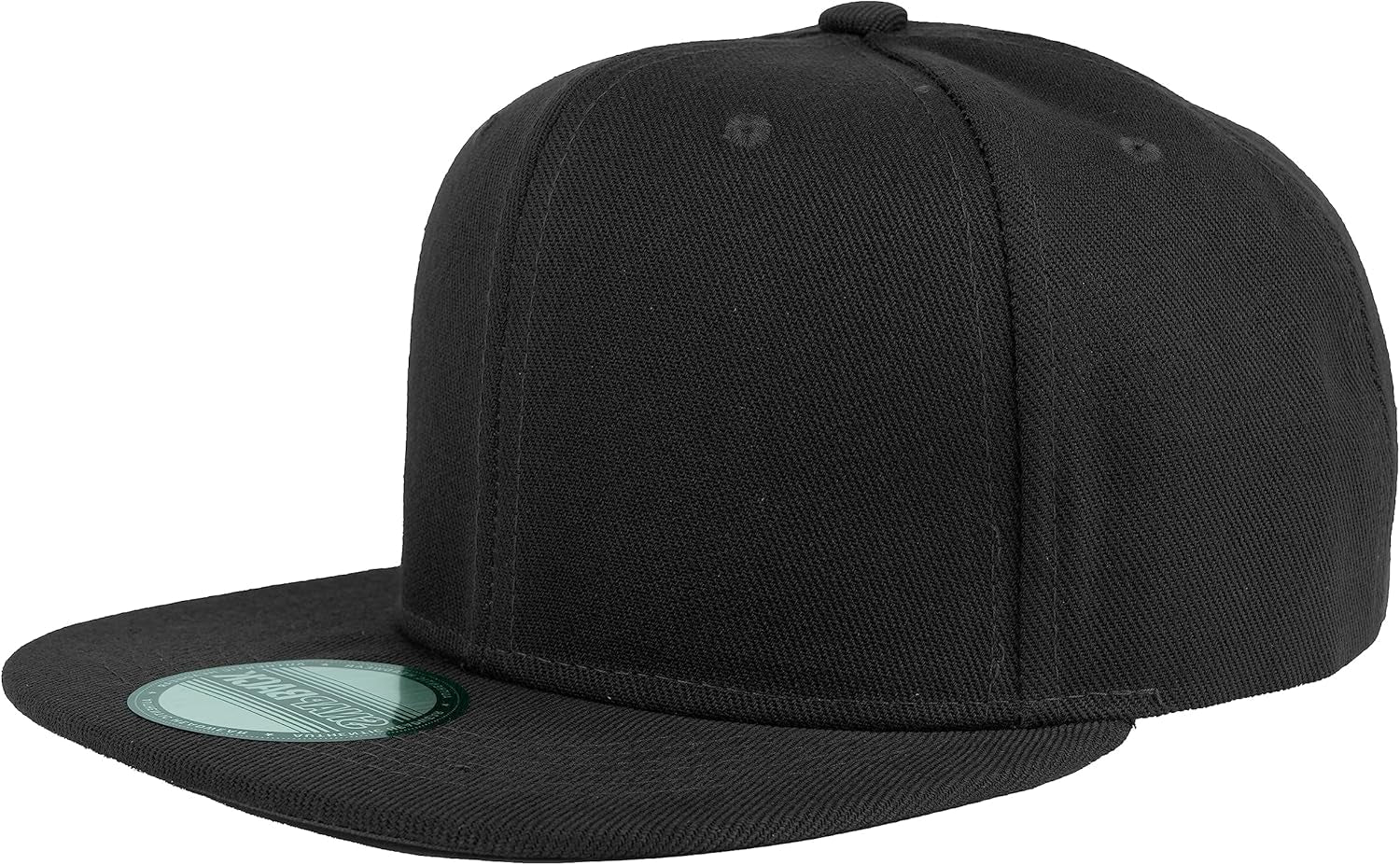 Snapback Hats for Men - Flat Bill Brim Baseball Cap Hat - Plain Blank Adjustable - WORLD TIME VISITS
