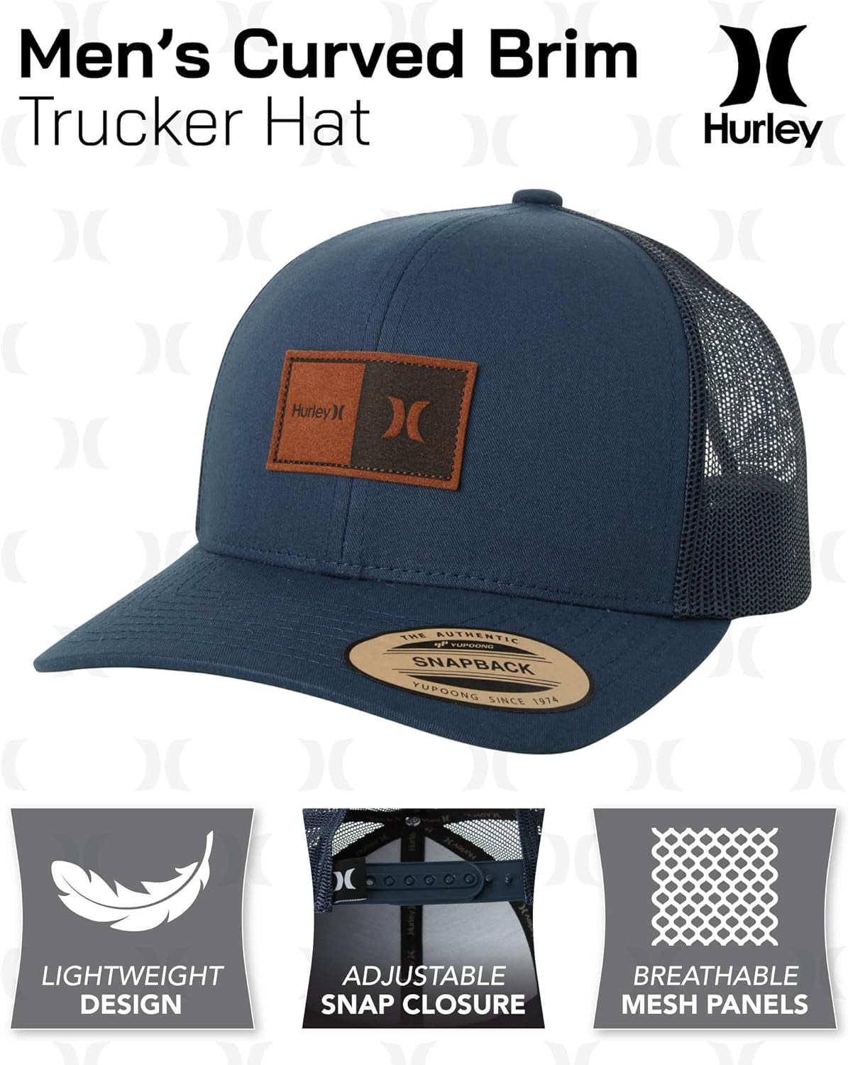 Men'S Caps - Fairway Trucker Mesh Panel Baseball Cap Trucker Hat - Snap Back Hats for Men
