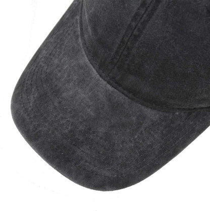 Men Women Washed Distressed Twill Cotton Baseball Cap Vintage Adjustable Dad Hat