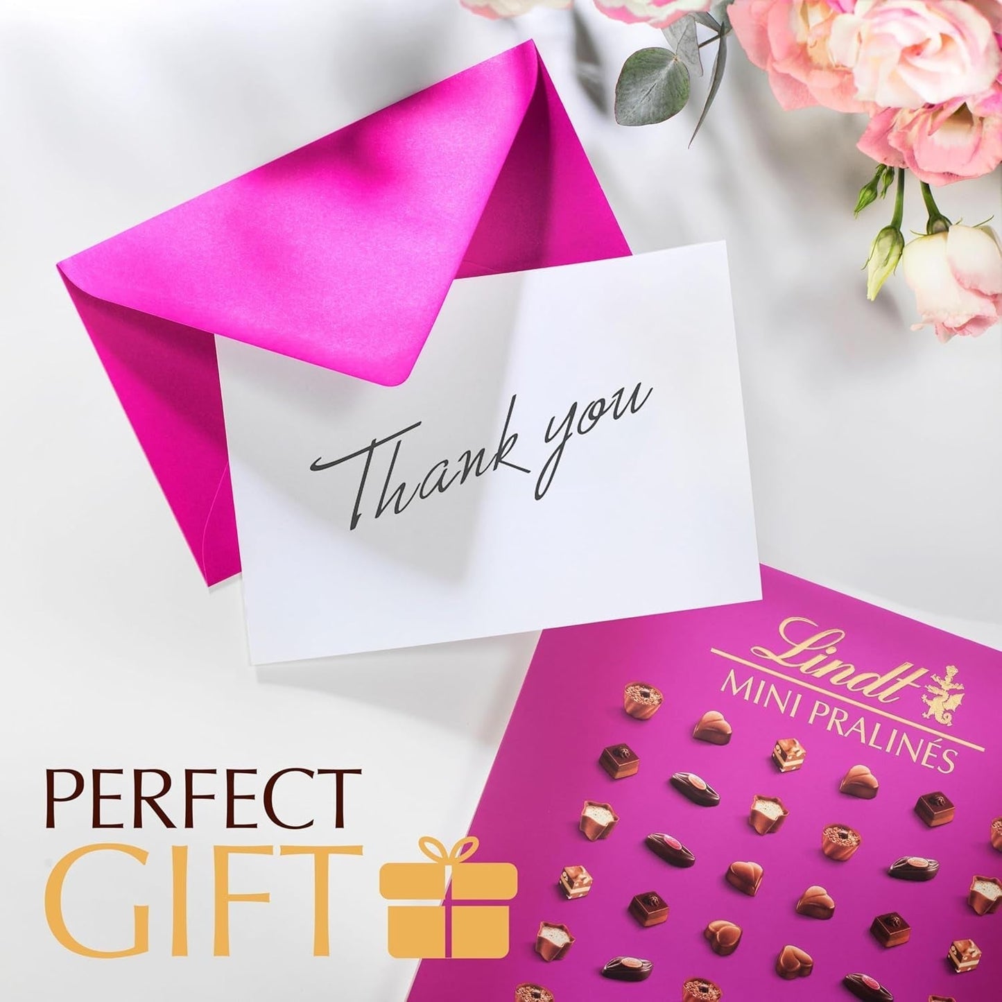 Mini Pralines, Assorted Chocolate Pralines with Premium Filling, Easter Chocolate Candy, 6.2 Oz Gift Box